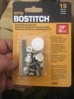 Stanley Bostitch Screw & Snap Fastener Kit 3/8''- 10mm 15 pieces 5 Packs New