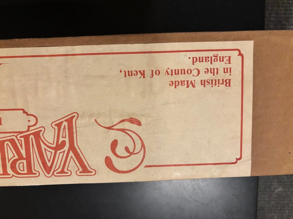 Vintage Yard of Ale Drinking Glass British Made Kent England Fleur-de-Lis - Изображение 3 из 4