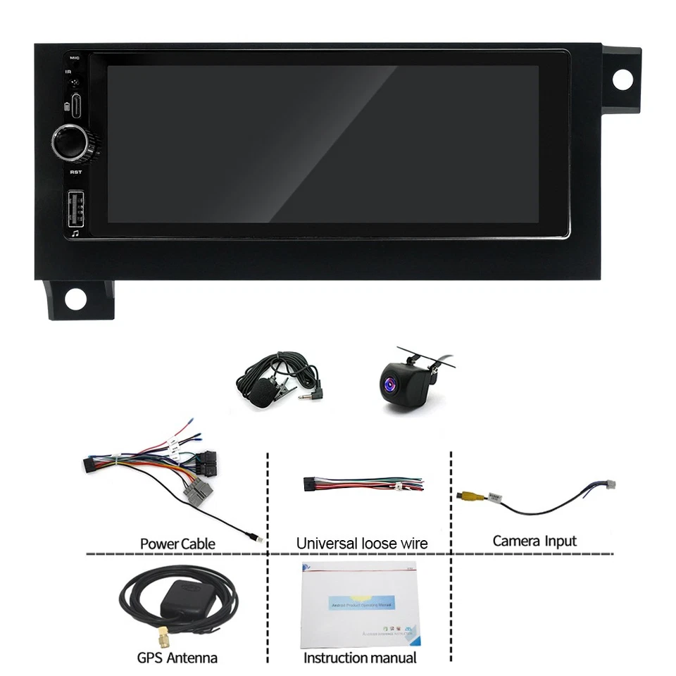 Rádio de carro Android GPS FM estéreo para Dodge Grand Caravan 1987-2000 Apple Carplay - Imagem 4 de 4