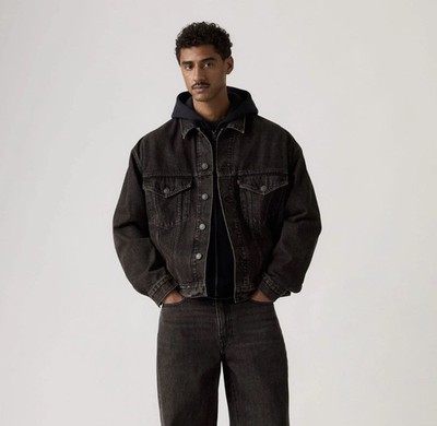 Nike Jordan x LEVI'S Type III デニムジャケット Levi's x Nike Air Jordan 3 Denim Trucker Jacket Black SIZE XL