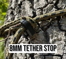(8MM) Saddle Hunting Tether Clip For 8mm Tether  - Tethrd Cruzr Trophyline Etc