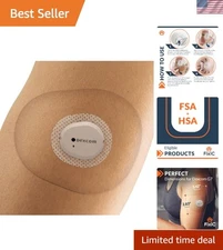 Hypoallergenic Waterproof Patches for Dexcom G7 - 25 Transparent Adhesive Pieces