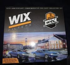 WIX 70th ANNIVERSARY COMMEMORATIVE DIE-CAST COLLECTOR SET - 2-CAR #99170 -NIB