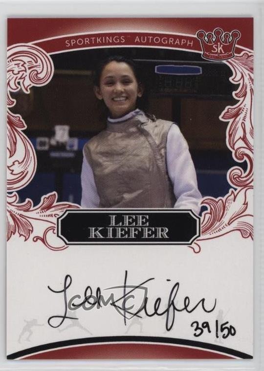 2024 Sportkings Volume 5 Red 39/50 Lee Kiefer #A126 Auto 0h1