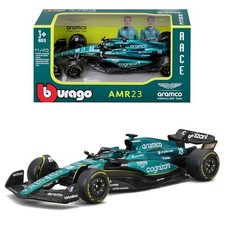 Bburago Aston Martin AMR23 F1 1:43 Diecast Model Cars #14 Alonso And #18 Stroll