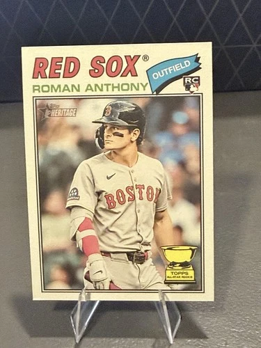 2025 Topps Heritage Roman Anthony RC Boston Red Sox Rookie Card
