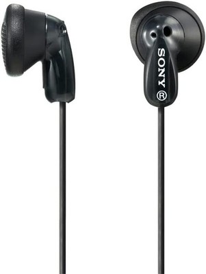 Sony MDR-E9LP In-Ear In-Ohr Kopfhörer 1,2m Kabel, Neodym-Magnet Schwarz#7615M