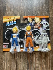 Dragon Ball Super Flash Series Saiyan Vegeta, Goku, Frieza 4” Action Figure Set