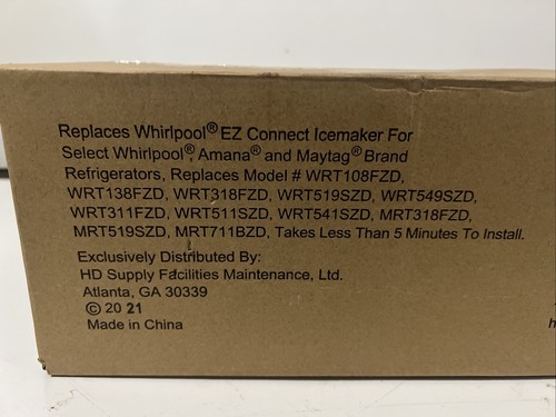 EZ Connect 118648 Ice Maker for Select Whirlpool Refrigerators, 8-Pin Connector - Picture 6 of 10