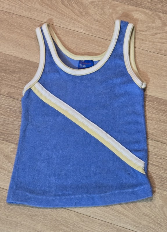 Vintage JCPenney The Children's Shop Terry Cloth Tank Top