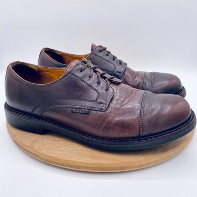 Mephisto Mens Spinnaker Shoes Brown Leather Goodyear Welt Comfort Oxfords Size 9