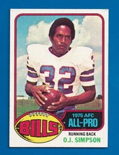 1976 Topps Football O.J.Simpson #300 ExMint/Near Mint Buffalo Bills
