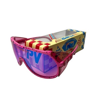 PIT VIPER The Crawdaddy Climax Grand Prix Pink Blue Sunglasses