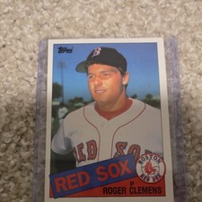 1985 Topps Base Set Roger Clemens #181 Boston Red Sox MLB Baseball Card
