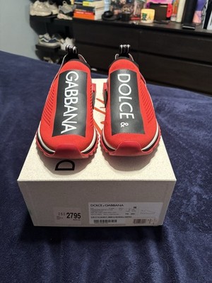 Dolce Gabbana Sorrento Men's Red Sneakers