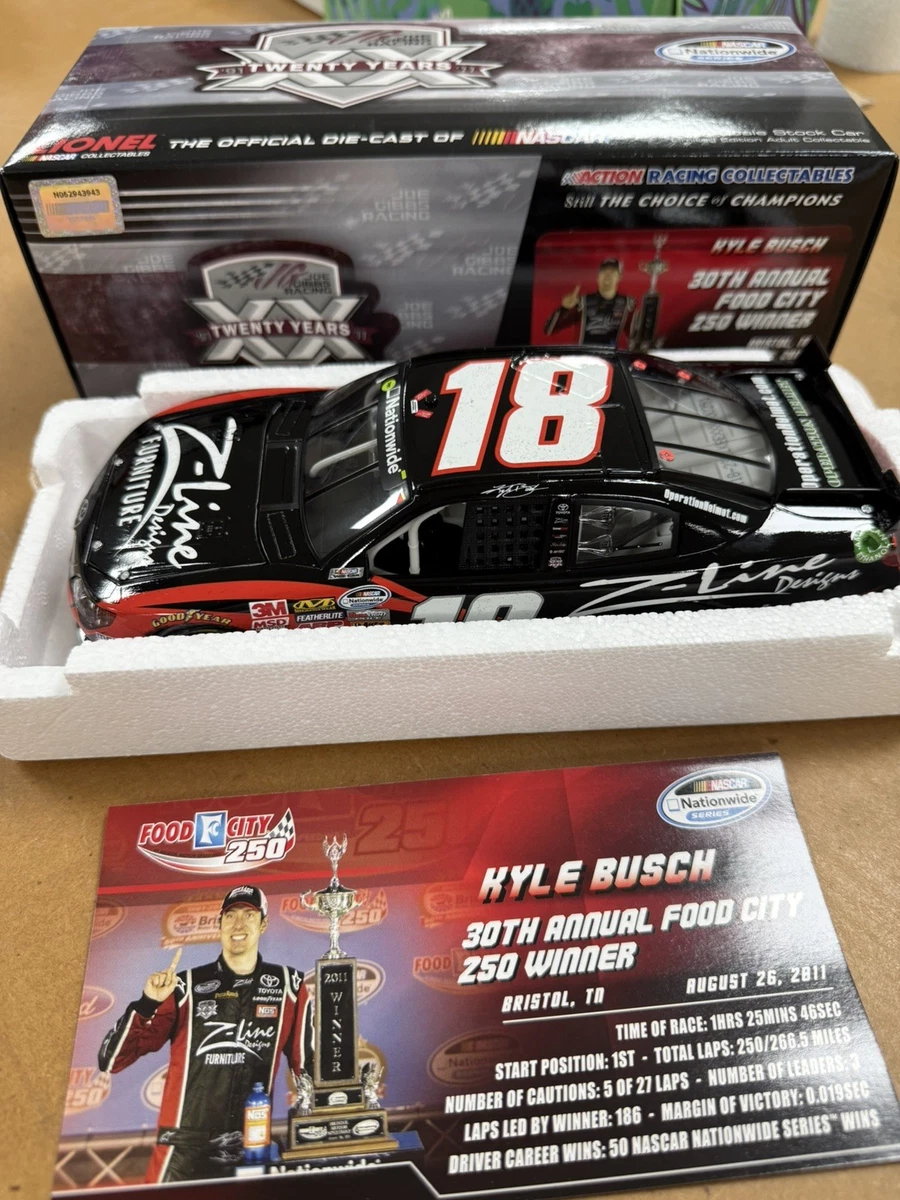 Kyle Busch Diecast NASCAR Racecars 2011 Vehicle Year for sale | eBay