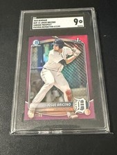 Josue Briceno 2025 Bowman Chrome Prospect Fuchsia Refractor 67/199 BCP-13