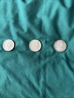 1964 kennedy half dollar Lot Of 3, 90% Silver, Read Description