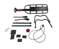 Kemi Moto H0321-00003-BKKM Rear Bike Rack 220 lbs Capacity Aluminum Alloy