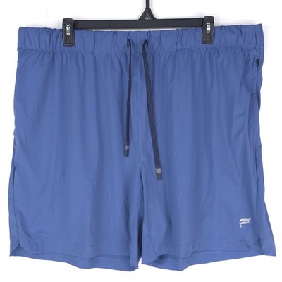 Fabletics Men 3X The One Short 7'' Linerless Blue Athletic Gym Shorts Indigo