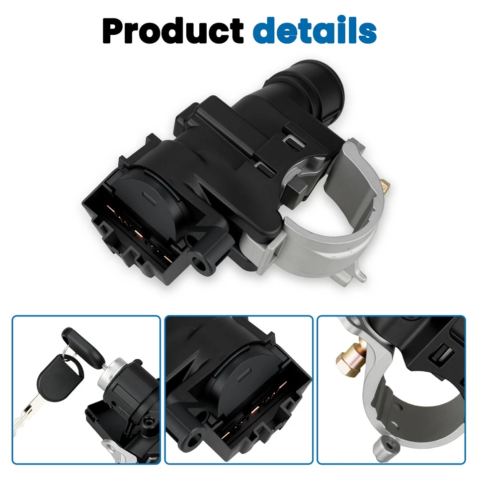 Ignition Lock Cylinder Assembly Chip Key For 08-11 Mazda Tribute Mercury Mariner - Image 4 of 4