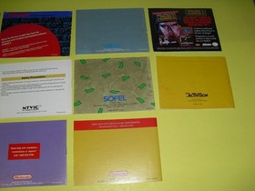 10 NES manual lot! Tetris 1 & 2 Blaster Master Low G Man T2 Three Stooges 78