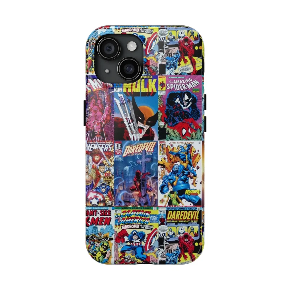 Винтажный чехол для телефона iPhone Samsung Galaxy из комиксов с супергероями и мультфильмами - Изображение 4 из 4