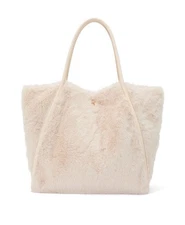 NEW Victoria's Secret  Faux-Fur Tote Bag
