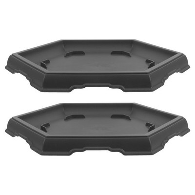 2 Pcs Tablett Für Bonsai Tropfschale Pflanzen Blumentopf-Untertasse