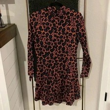 Topshop Leopard Dress