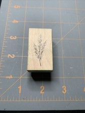 Judith- Wood Rubber Stamp Twigs Branch Foliage Tree