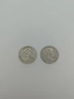 Franklin Half Dollar - 1959 D And 1963 D Silver Half Dollar Circulated