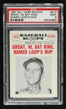 1961 Nu-Cards Baseball Scoops Dick Groat #413 PSA 9 MINT 0k5h