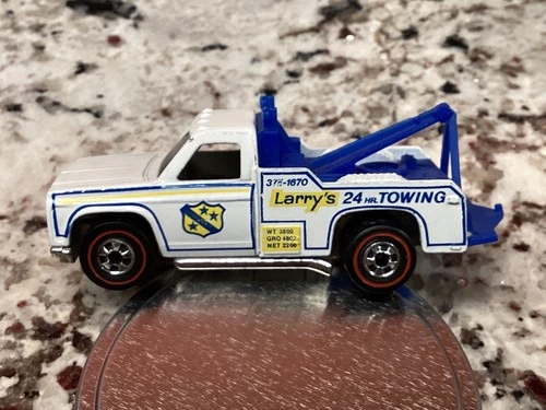 1974 Hot Wheels REDLINE - RAMBLIN WRECKER LARRY'S 24 HR TOW TRUCK - Hong Kong