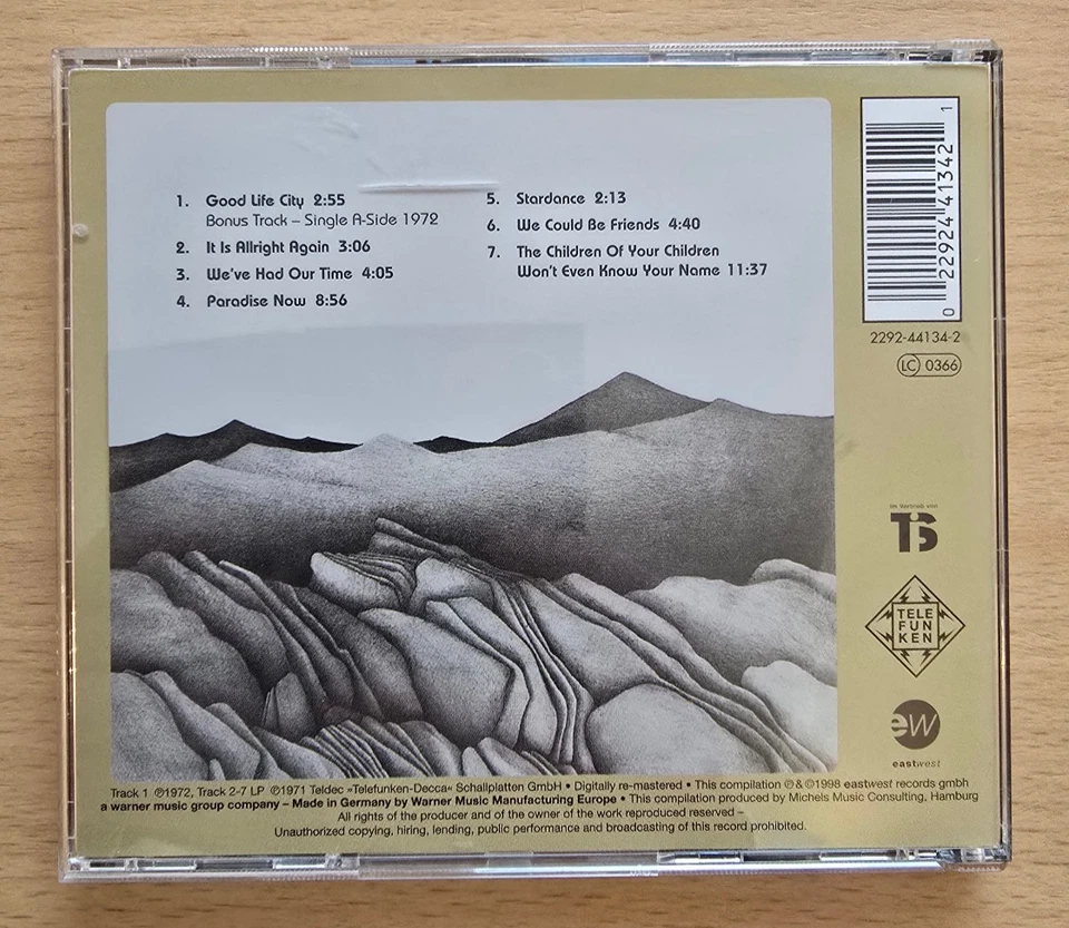 Udo Lindenberg - Lindenberg (First Album) CD Telefunken Reissue remastered - Bild 2 von 3