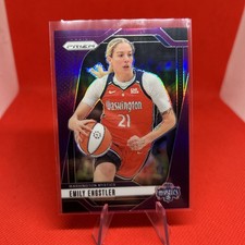 2024 Panini Prizm WNBA Emily Engstler Purple Prizm #/149 Mystics