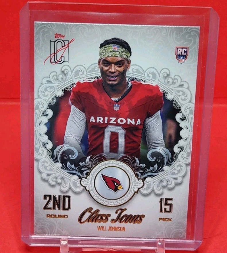 2025 Topps Signature Class Football Will Johnson Rookie Class Icons #CI-21