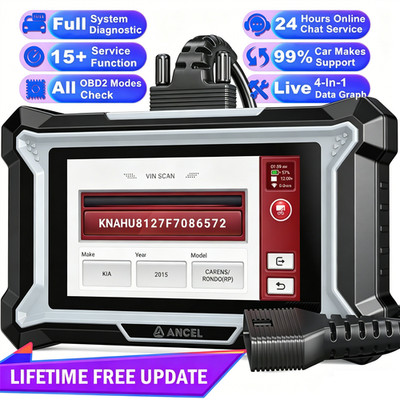 ANCEL DS200 OBD2 Scanner odb2 Full System Car Diagnostic Tool & 15 Reset Service