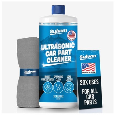 Versatile Ultrasonic Cleaner Concentrate - Ideal for Carbs & Engine Parts, 32 oz