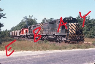 Jersey Central CNJ SD35 Pasadena NJ Szene 1967 Original Ektachrome