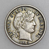 USA, UNITED STATES, SILVER BARBER DIME, 10¢ COIN, 1914, EF