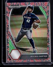 2021 Panini Prizm Draft Picks #PDP152 Irving Carter Snake Skin Prizm SN