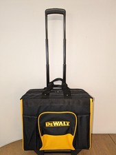 DEWALT Large Rolling 3-Pocket Heavy Duty Tool Bag / Box with Telescoping Handle