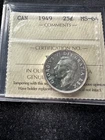 1949  ICCS Graded Canadian, ¢25 Cent  **MS-64** #XBJ-840