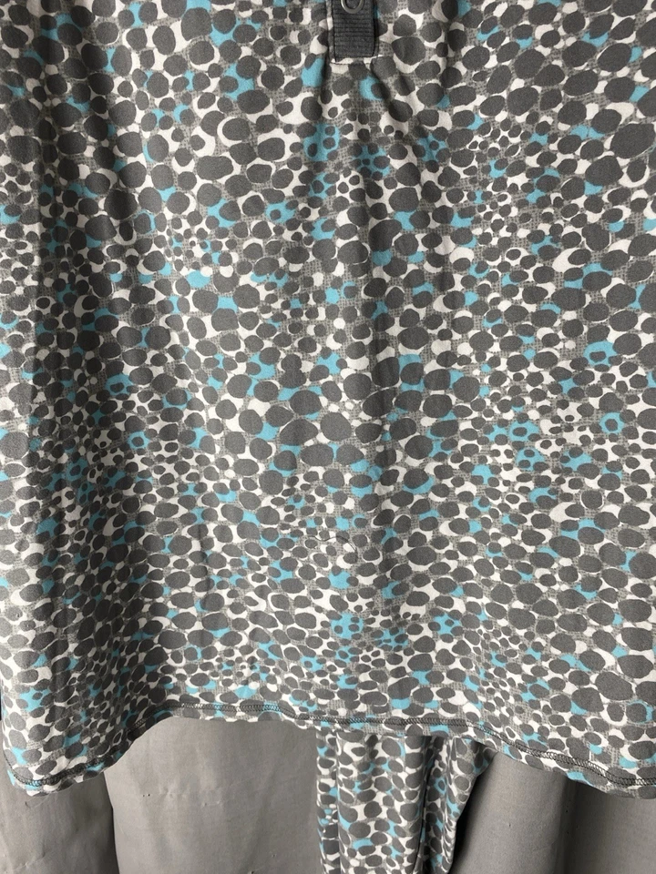 Secret Treasures Para Mujer Talla 3X Manga Larga 2 piezas Juego de PJ Gris/Verde azulado Lunares Foto 4 de 4