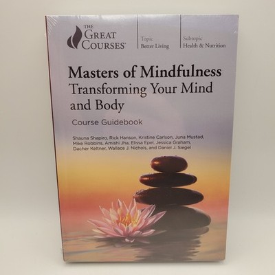 Masters of Mindfulness: Transforming Your Mind and Body Great Courses Book & DVD