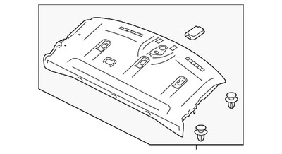 Genuine Subaru Pkg Tray Trim 65510FJ014VH