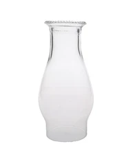 B&P Lamp® 3" x 8 1/4" Clear Beaded-Top Chimney