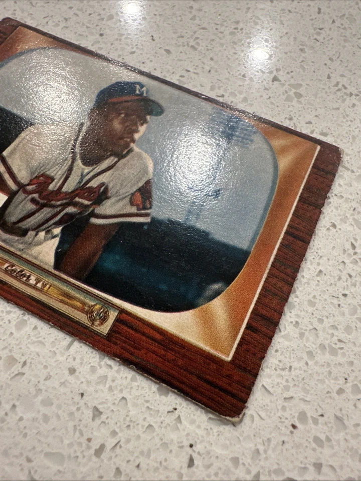 Bowman 1955 - Hank Aaron #179 Foto 2 de 4