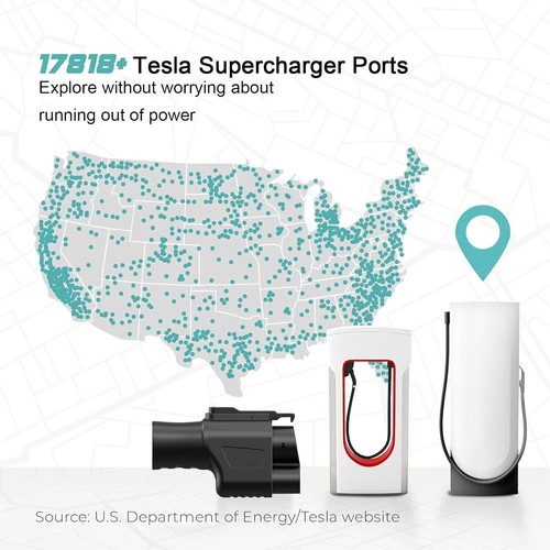 Tesla Supercharger (NACS) to CCS, 500 A 1000V 250KW Tesla Charger Adapter, S168 - Picture 4 of 7